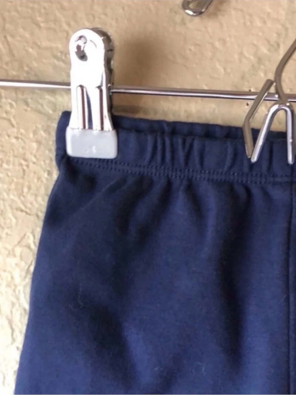 Carter’s Pants Elastic Waist Blue Casual Preppy Flower Heart Baby Girls 6 Months